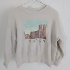 OCEAN＆GROUND　ロンドン風景プリント トレーナー ベージュのサムネイル