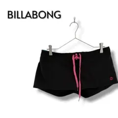 BILLABONG ビラボン 黒 サーフパンツ ピンク紐 水着 L