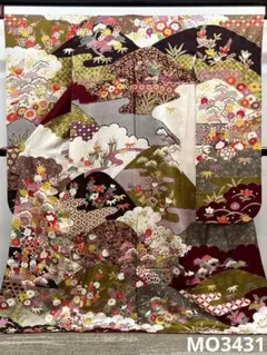 振袖 Barbie 金彩 刺繍 紋意匠 身丈169cm 撥水加工済 MO3174 - メルカリ