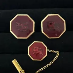 バーバリー　タイタックピン　カフス　セット　0325