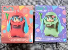 ガンダム45周年 初音ミク フィギュア 2種セット