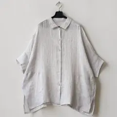 新品 BEARDSLEY リネン前後チュニック ネイビー - メルカリ