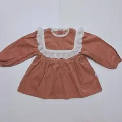 【新品未使用】 韓国子供服 ベビー服 ワンピース 秋冬春 女の子 90cm