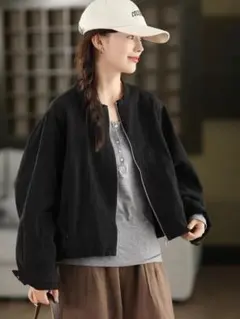 ジャンパー ブルゾン アウター シンプルI カジュアル おしゃれ ジッパー