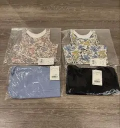 花柄ヨガウェアセット　120㎝