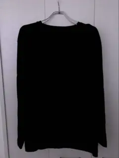 MB アメリカンシーアイランドコットンロングスリーブ（ブラック•M）