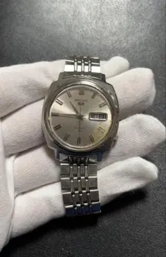 【ヴィンテージ】SEIKO 5 自動巻き 23石 デイデイト 裏蓋欠品