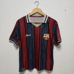 FCバルセロナ 125周年記念レトロシャツ（オーバーサイズ） タグ付き