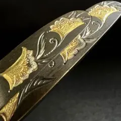 「政」在銘　金工金象嵌　特大帯留　19g 東Y8-0629☆1F 政」在銘 金工金象嵌 特大帯留 19g 東Y8-0629☆1F - メルカリ