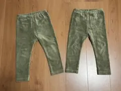 ユニクロ コーデュロイ パンツ 90 2枚セット　双子