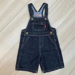 miki HOUSE デニムオーバーオール S 70-80 男の子