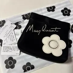 MARY QUANT ポーチ ブラック ホワイト デイジーのサムネイル