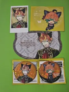 悪魔執事 あくねこ ナンジャタウン 缶バッジ ミニゲーム クリアシート テディ