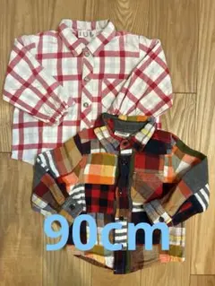 長袖シャツ 2枚セット 90cm 男の子　秋服
