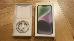 iPhone 14空箱とUSB-C Lightning充電ケーブル