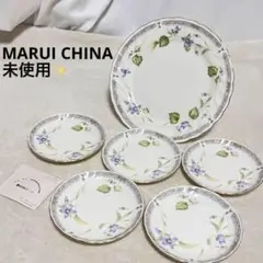 未使用 MARUI CHINA マルイチャイナ 洋食器 プレートセット 日本製