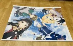 ツルネ　タペストリー【彩】　風舞高校弓道部　桐先中学組　布ポスター ツルネ タペストリー【彩】 風舞高校弓道部 桐先中学組 布ポスター