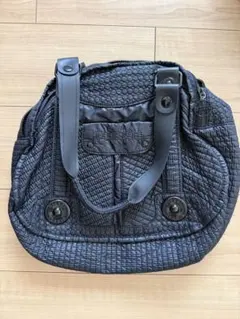 DIESEL ディーゼル キルティング ナイロントートバッグ ブラック 軽量のサムネイル