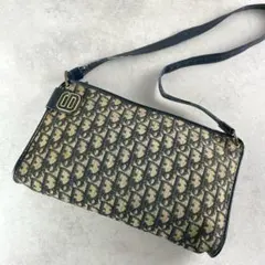 人気✨ディオール ショルダーバッグ トロッター キャンバス レザー ポーチ