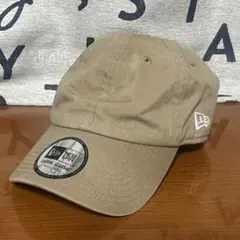 NEW ERA CASUAL CLASSIC ベージュキャップ