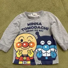 アンパンマン トレーナー グレー