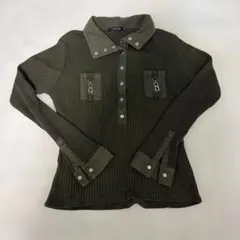 Vintage リブカットソー　長袖