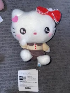 ゆるかわ サンリオキャラクターズ ぬいぐるみ チョコケーキ ハローキティ