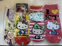 ハローキティ ソックス 3足+1足