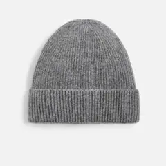 ウール混ニットビーニー帽M （JP M）|グレーZARAザラ