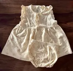 【お値下げ】プチバトーPetit BATEAU ワンピース&ブルマセット