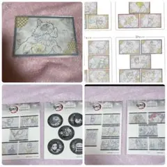 鬼滅の刃　ufotable dining 遊郭編　ポストカード　ステッカー