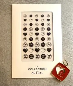 未使用シャネル ネイルシール バレンタイン ハート チャーム2026 ノベルティ