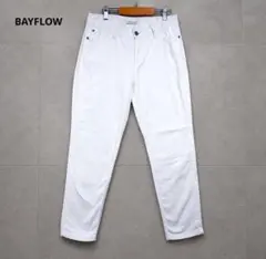 BAYFLOW ホワイト デニムパンツ 23 白 スキニーのサムネイル