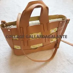 美品　COLLAGE GALLARDAGALANTE レザー　2way バックのサムネイル