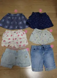 90cm女の子用ボトムス7着セット！baby GAP