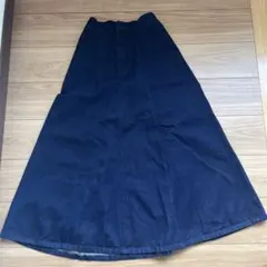 無印良品　インディゴ　フレアロングスカート Sサイズ