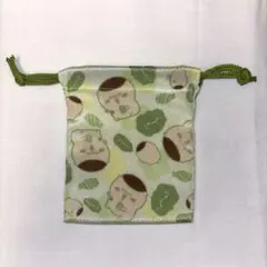 ちいかわもぐもぐ本舗 ちりめん風ミニ巾着 くりまんじゅう