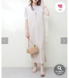 カットジョーゼット 2way ジップジャンスカ M ワンピース