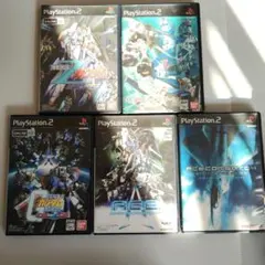 PS2 ガンダム3本＋A.C.E.＋AC04 5本セット