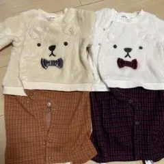 SLAP SLIP フリースロンパース 70