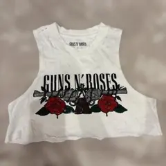 Guns N' Roses ロゴ タンクトップ ダメージ加工
