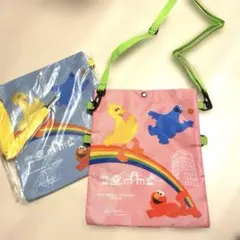 【非売品】USJ セサミストリート クラッチバッグ 2点セット