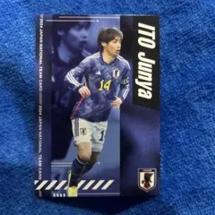 モバガチャサッカー日本代表カプセル2026伊東純也 ステッカー 2枚