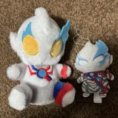 美品　ウルトラマンブレーザー　ぬいぐるみ セット（ふわふわぬいぐるみ、指人形）