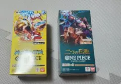 ワンピース 未開封 ニつの伝説 2BOXセット テープ付き - メルカリ