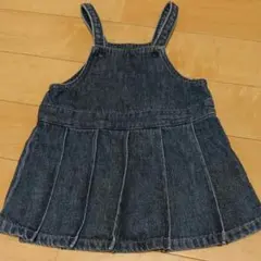 オールドネイビー デニムジャンパースカート 80