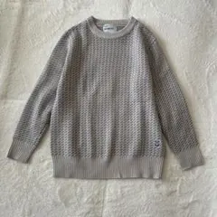 【KEY MEMORY 】ニット　長袖　ベージュ　グレー　KAMAKURA