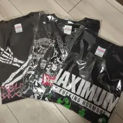 新品3点セット MAXIMUM THE HORMONE Tシャツ Lサイズ 新品