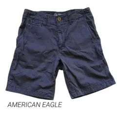【AMERICAN EAGLE】アメリカンイーグル チノ ハーフパンツ ネイビーのサムネイル