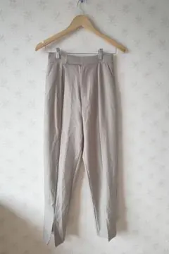 ☆coca コカ スリット入り カジュアルパンツ ベージュ М☆